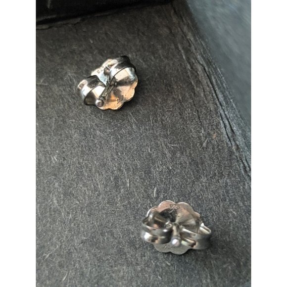 Effy Hematian Balissima 18k Gold & Sterling Silver Diamond Hoop Earrings - Picture 4 of 6